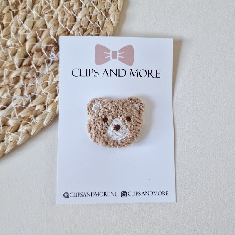 Antislip clip bear - beige