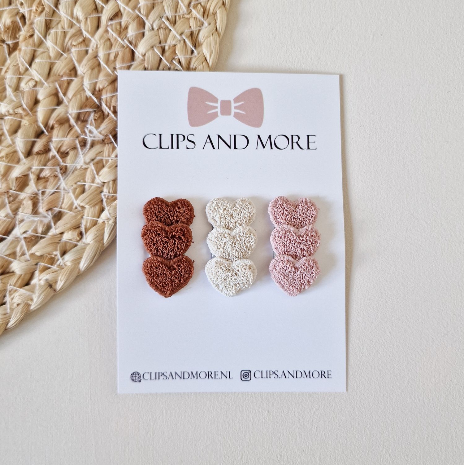 Antislip hearts - setje 3 stuks