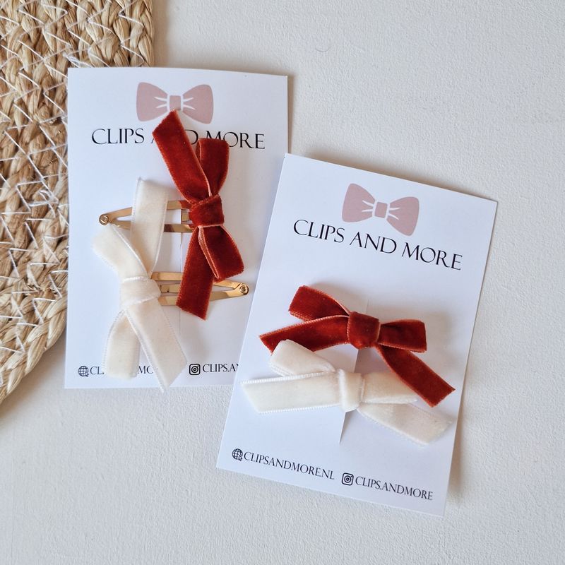 Lauren - setje 2 stuks terra/creme