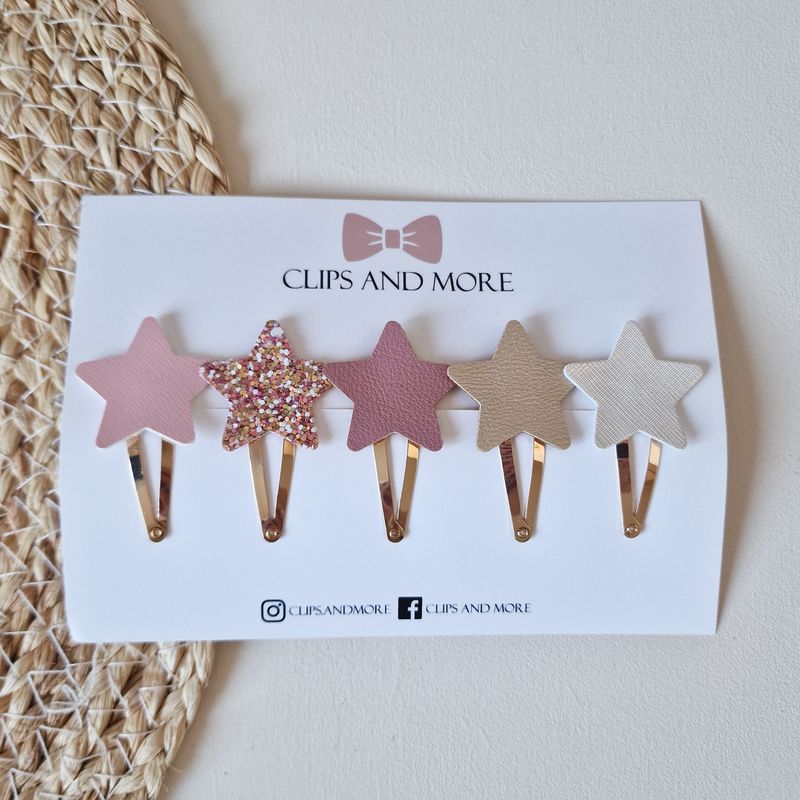 Klikklak stars - pink/gold