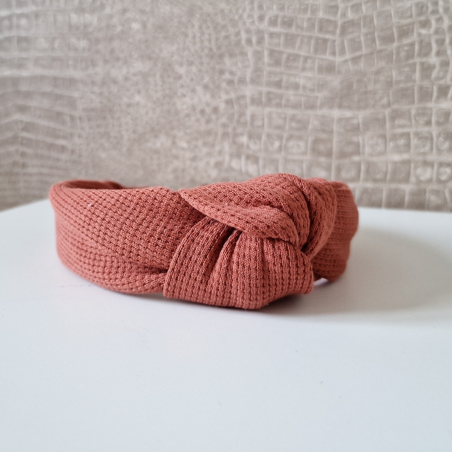 Knothaarband - wafel brique Knothaarband - wafel brique