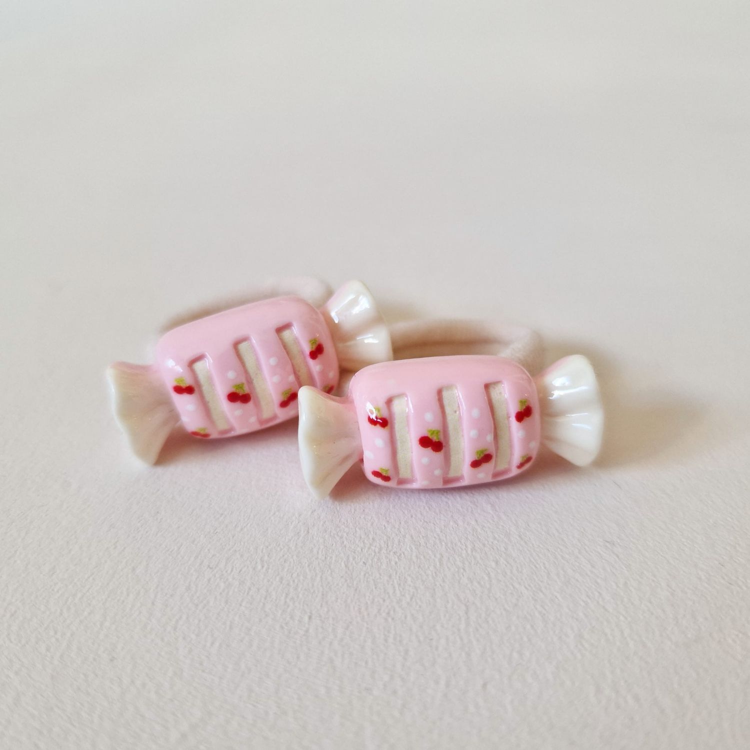 Haarelastiekjes candy - set a 2 stuks