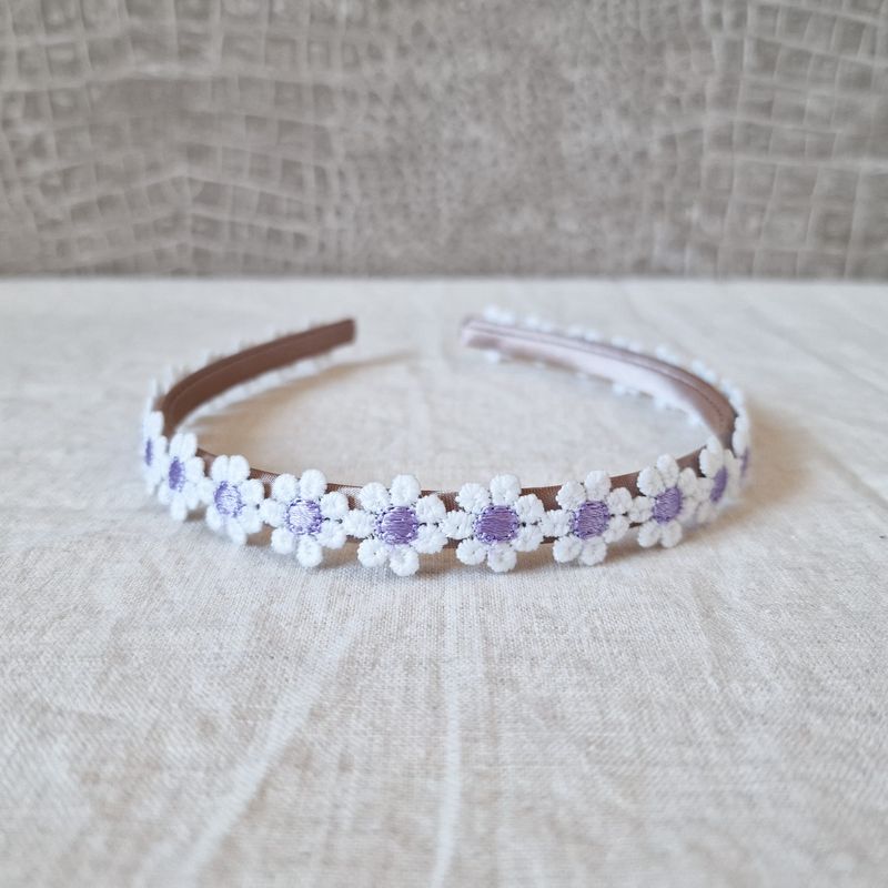 Diadeem - Daisy lila