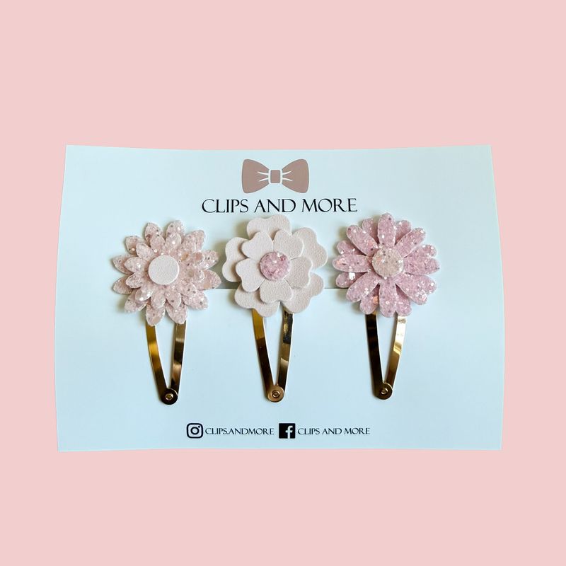 Cadeauset bloemen - licht roze