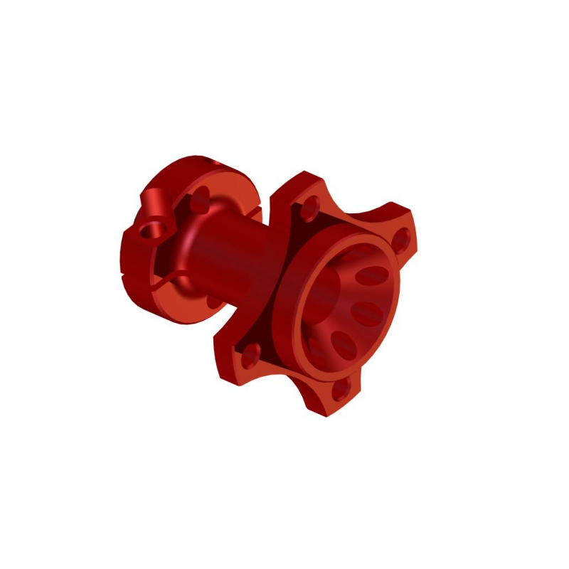 Left wheel hex hub