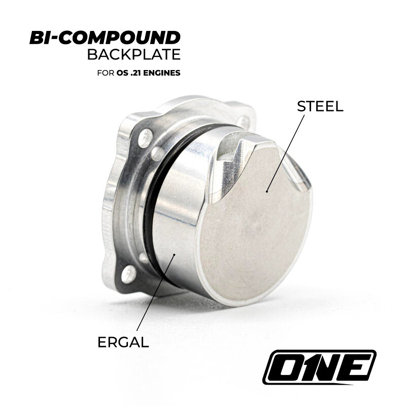 ONE. 21 BIMETAL Heckdeckel für O.S. Motoren