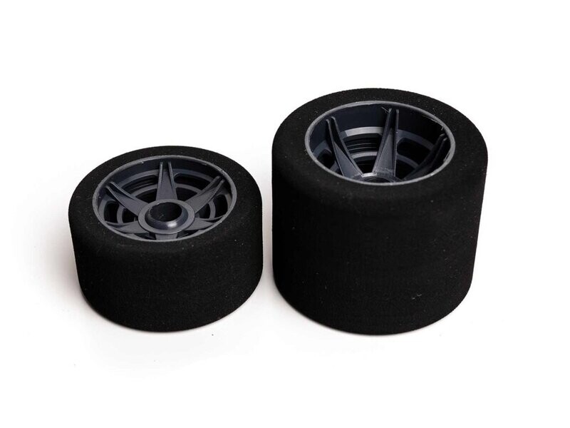 Hotrace Lens - Moosgummi-Spezialmischung grün/grün Set (4 Reifen)