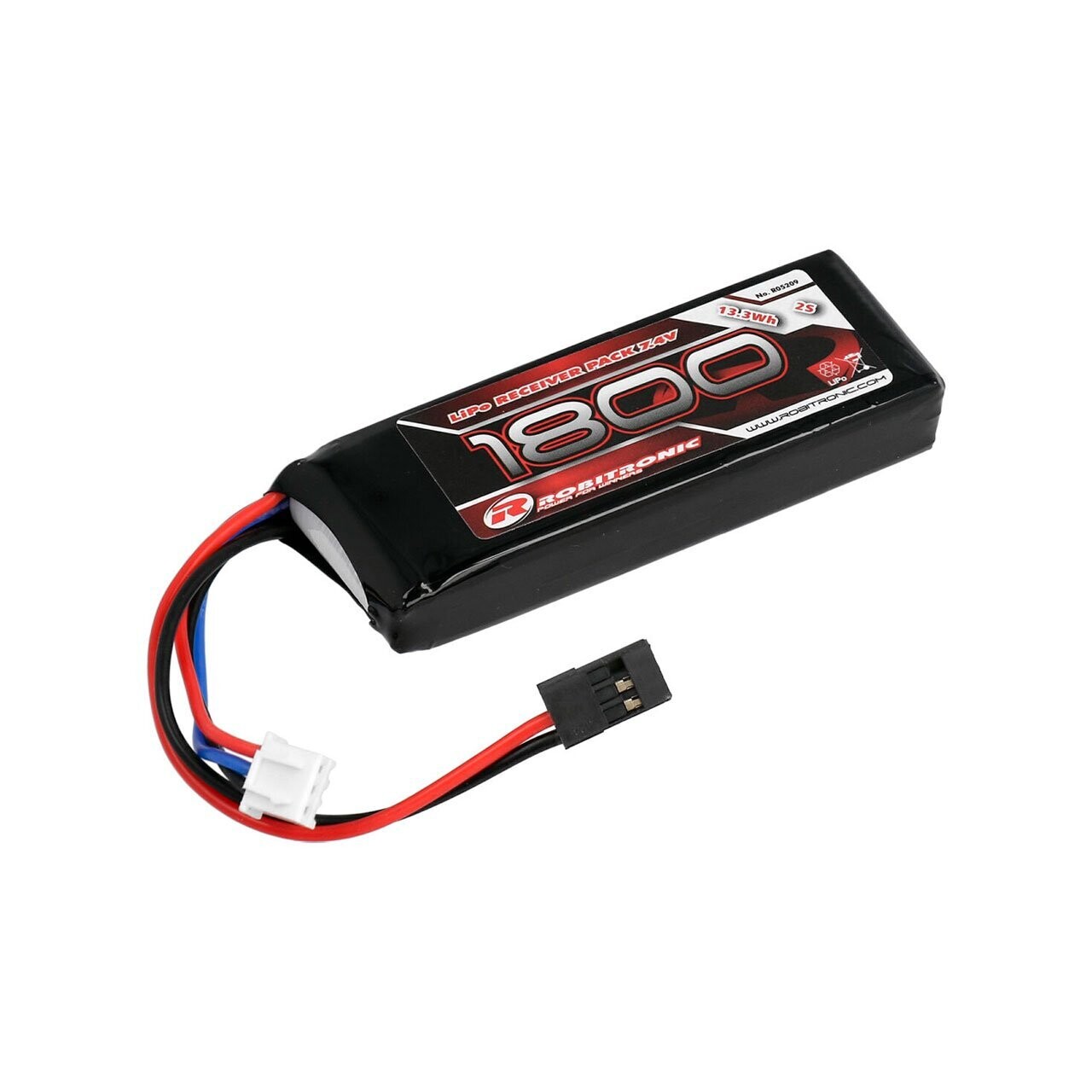 1/8 oder 1/10 Empfängerakku 1800mah Lipo