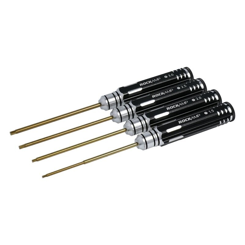 Innensechskantschlüssel Set 1,5/2,0/2,5/3,0mm Schwarz Innensechskantschlüssel Set 1,5/2,0/2,5/3,0mm Schwarz