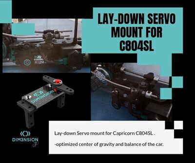 Lay-Down Servo Mount for C804SL