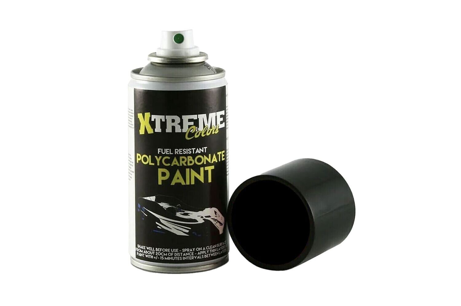 Lexan Farbe Schwarz 150ml Xtreme