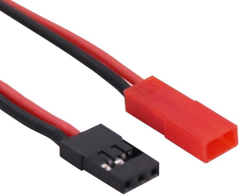 Servoverlängerungskabel kurz, dick, stabil, selbstsichernd 10cm BEC