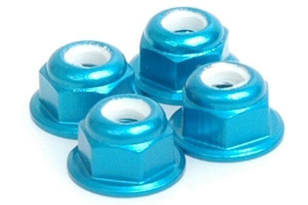 Stoppmuttern M4 metallic blau (4)