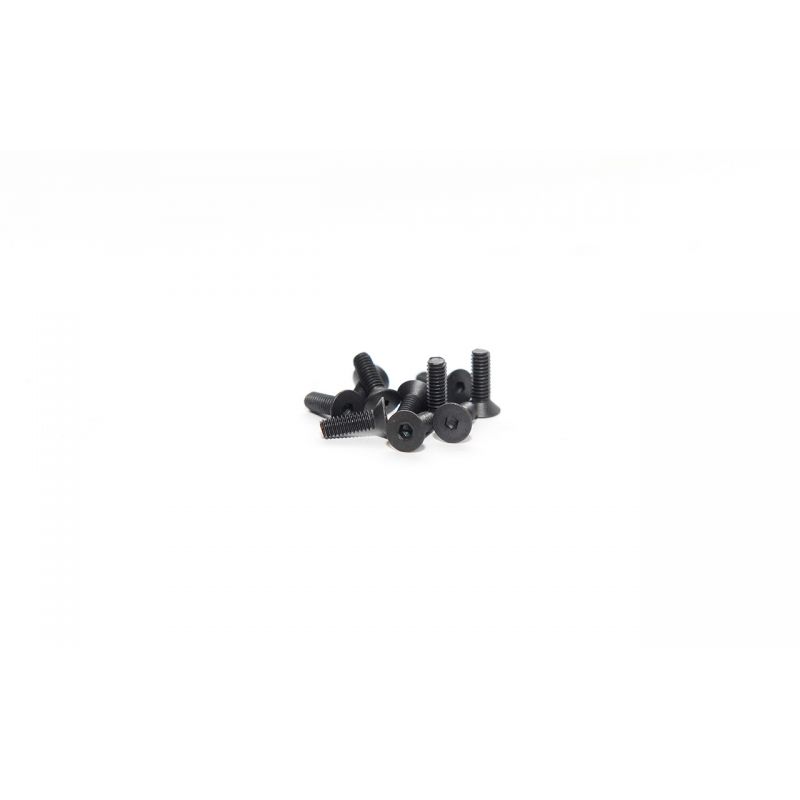 Senkkopfschraube M2,5x6mm Stahl gehärter (für Akkuträger C804 und andere) 10 Stück