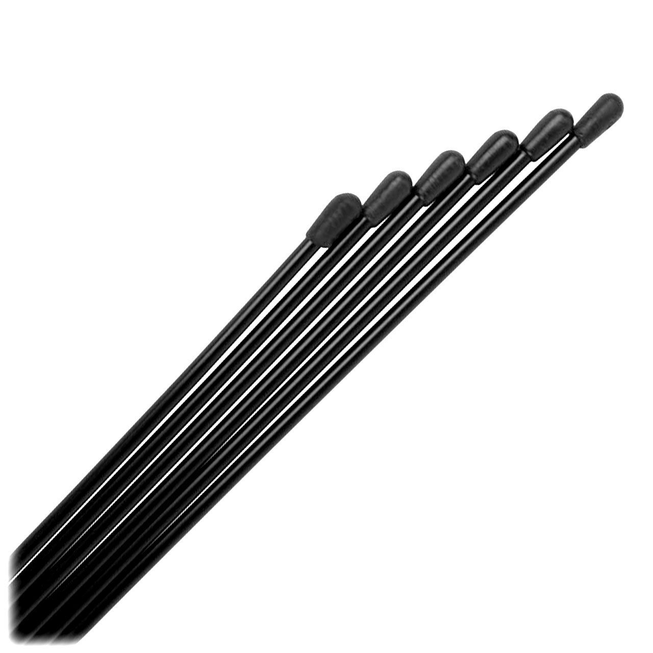 Antennenröhrchen 6 Stück (Schwarz)