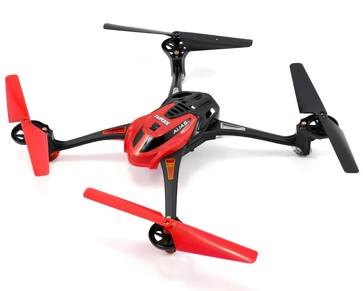 SLVR LATRAX ALIAS ROT QUAD-COPTER HI-PERFORMANCE READY-TO-FL BRUSHED CORELESS, mit Akku und 12V Ladegerät