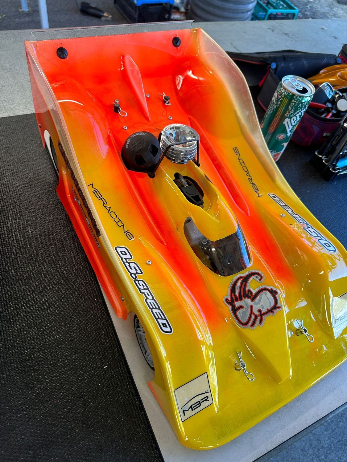 MBR 1:8 On Road Racing body 0,75mm MADE in Schweden