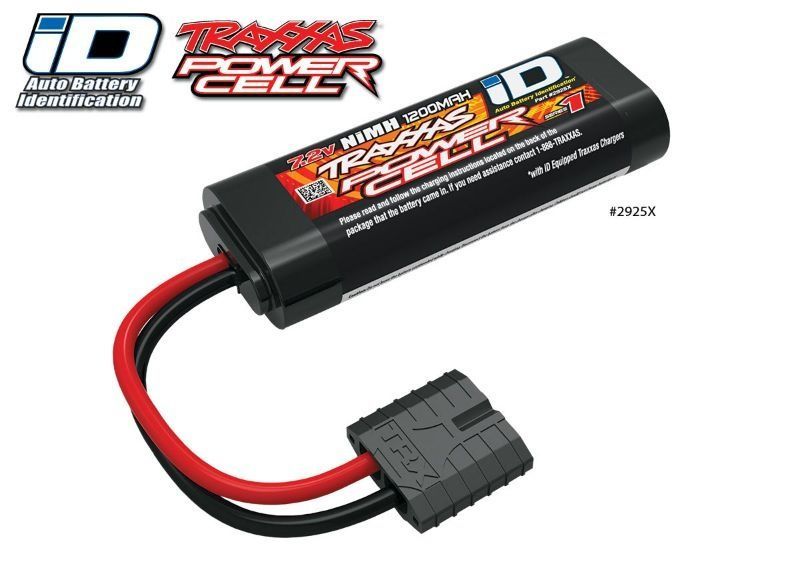 POWER CELL SERIE NIMH 6-ZELLEN STICK 1200MAH 7,2V TRAXXAS MIT ID-STECKER (FÜR Slash 1/16)
