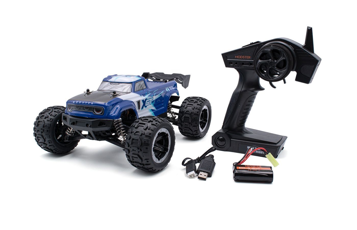 MODSTER XGT blau Monster Truck Brushed 4WD 1/16 RTR