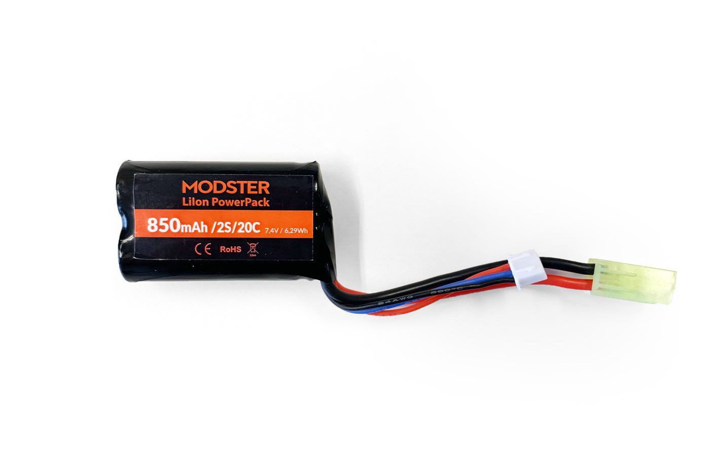 LiIon Akku 2S 7,4V 850 mAh 20C MODSTER Rookie und XGT