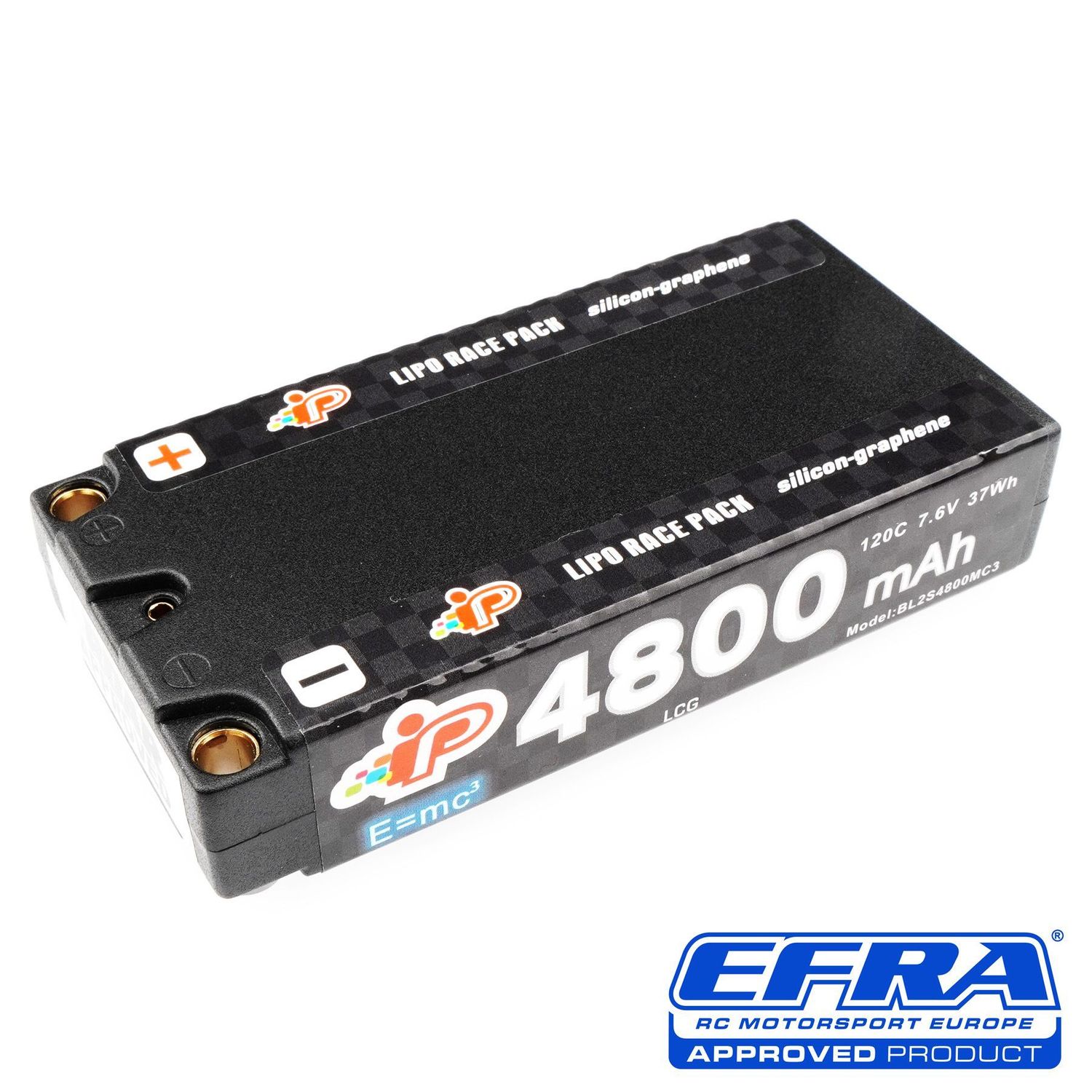 Intellect MC4 4800mAh 120C 7,6V LCG Graphene Shorty Pack LiPo HV
