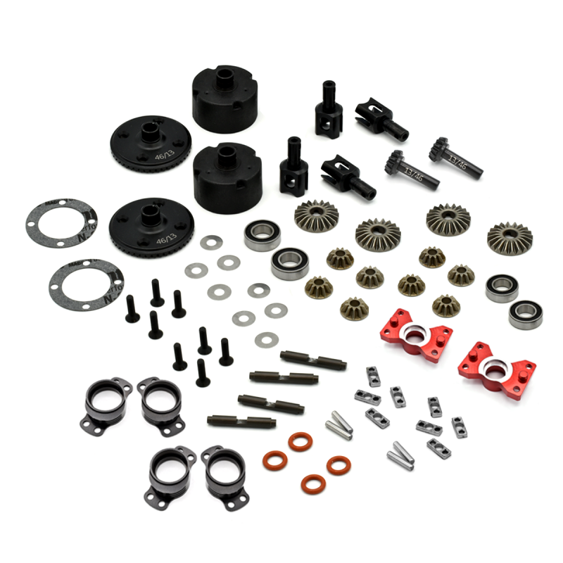 LAB GT2 FULL DIFFERENTIAL 46T/13T UPGRADE CONVERSION KIT