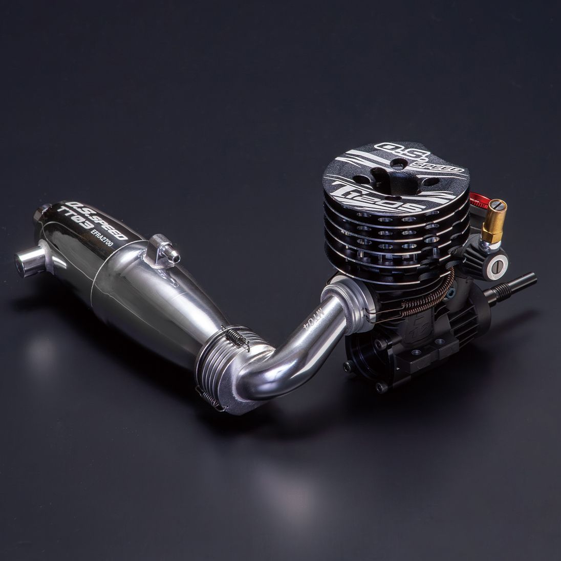 O.S. SPEED T1205 Combo Set  mit neuem TT03 Resorohr und MT04 Krümmer