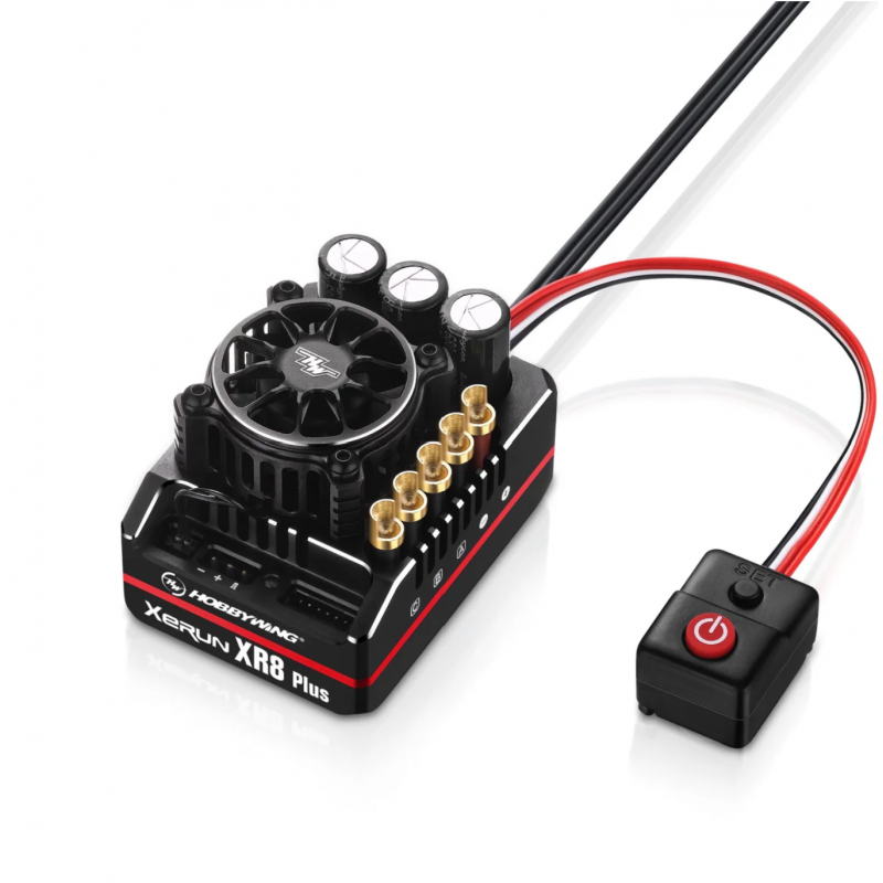 Hobbywing XERUN XR8 Plus G2S ESC (2-6S) Regler für GT und 1/8 Pan-Car