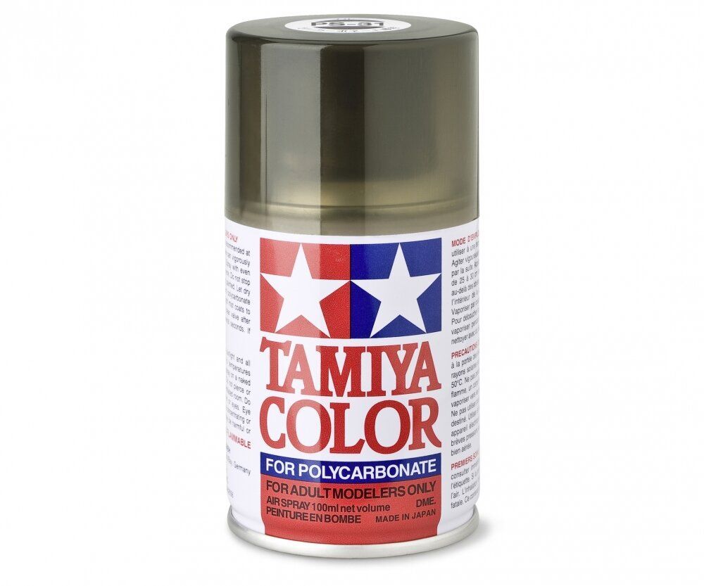 Tamiya PS-31 Lexan Spray 100ml - Farbe: Rauch (100 € / Liter) für verdunkelte Scheiben Tamiya PS-31 Lexan Spray 100ml - Farbe: Rauch (100 € / Liter) für verdunkelte Scheiben