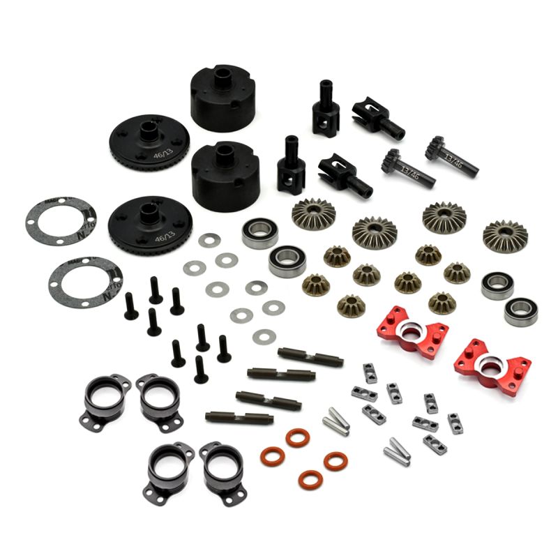 LAB GT2 FULL DIFFERENTIAL 46T/13T UPGRADE CONVERSION KIT