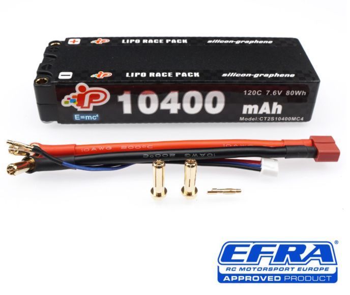 Intellect MC4 10400mAh 120C 7.6V Long Runtime Graphene Stick Pack LiHV