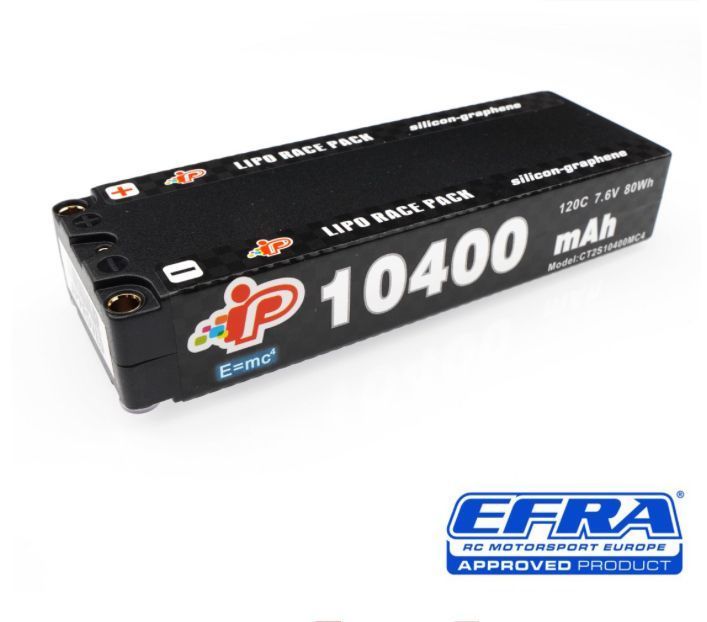 Intellect MC4 10400mAh 120C 7.6V Long Runtime Graphene Stick Pack LiHV