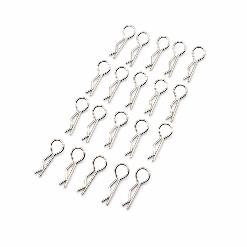 Karosseriesplinte silber 20 Stück (mittel groß) Karosseriesplinte silber 20 Stück (mittel groß)