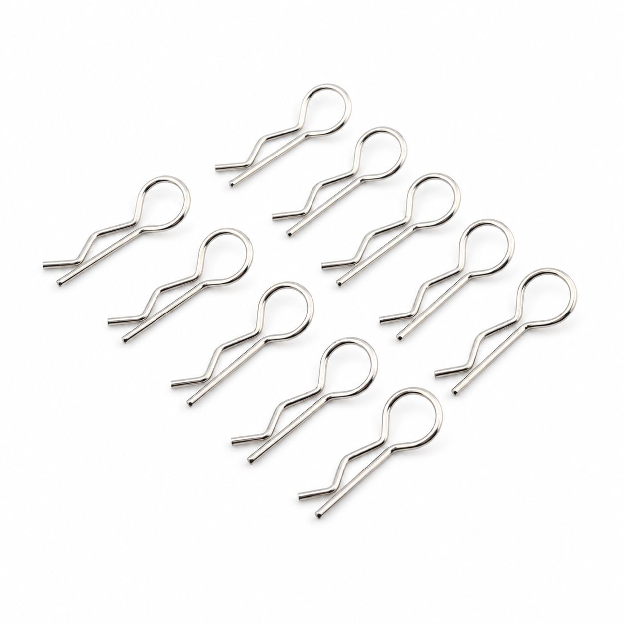Karosseriesplinte silber 10 Stück (extra groß) Karosseriesplinte silber 10 Stück (extra groß)
