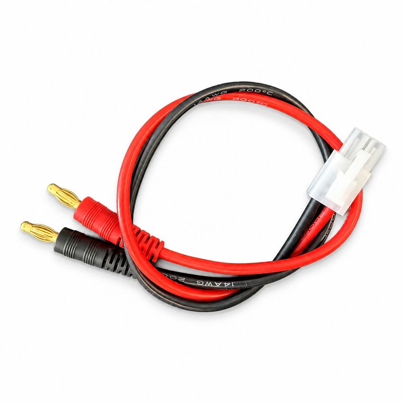 Ladekabel Tamiya auf Bananenstecker 4mm 30cm, 14AWG Ladekabel Tamiya auf Bananenstecker 4mm 30cm, 14AWG