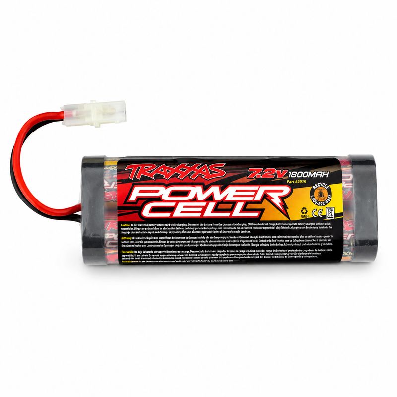 Power Cell NIMH 6-Zellen Stick 1800mAh 7,2V TRAXXAS mit Tamiya Stecker Power Cell NIMH 6-Zellen Stick 1800mAh 7,2V TRAXXAS mit Tamiya Stecker