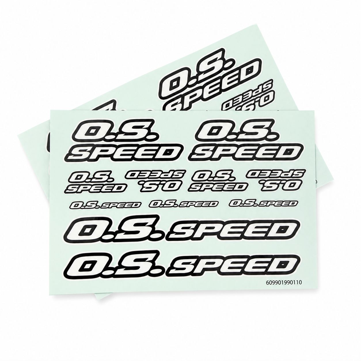 O.S. Speed Sticker schwarz/weiß (2 Stük) O.S. Speed Sticker schwarz/weiß (2 Stük)