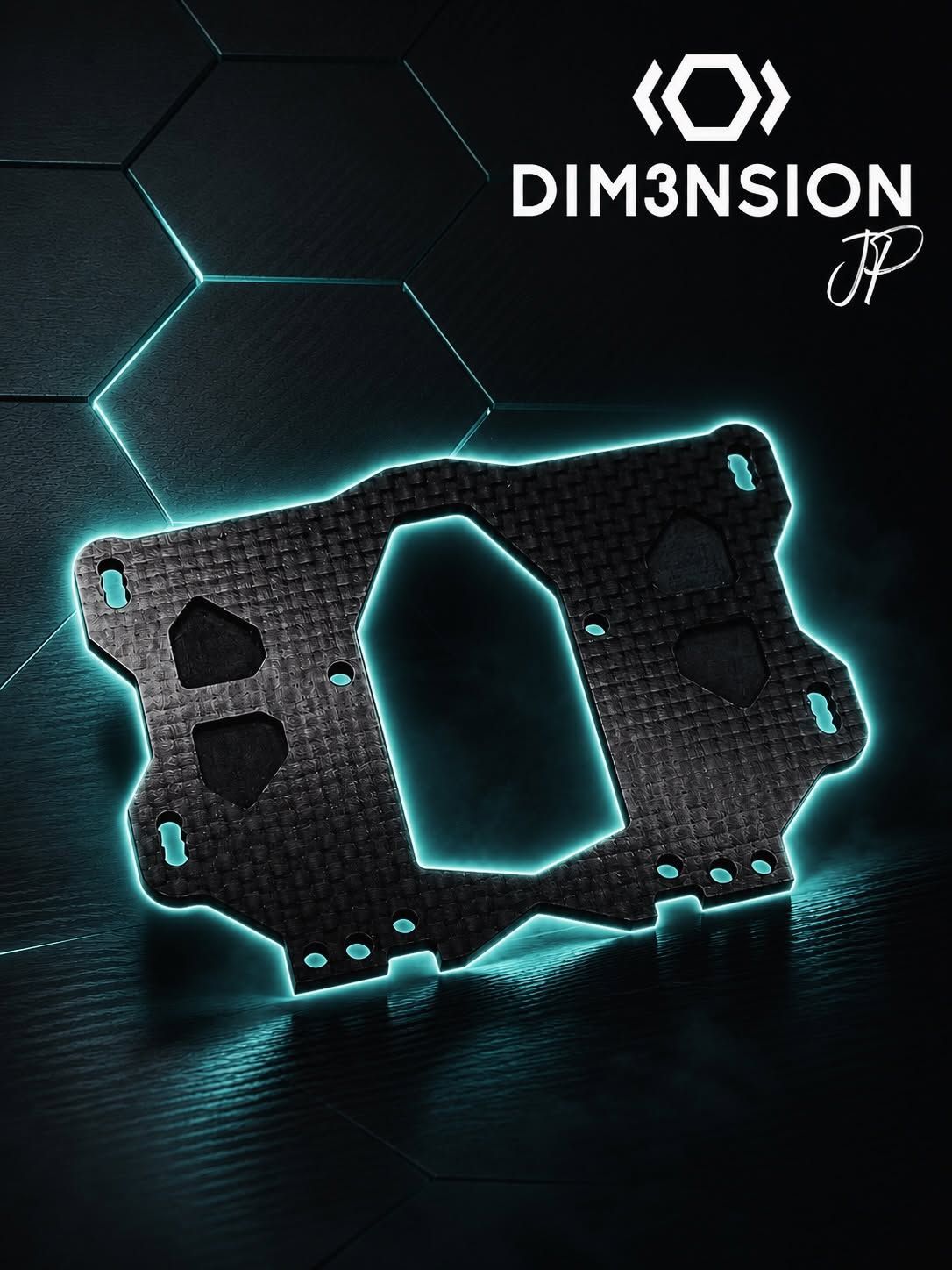 Dim3nsion by JP Caster Plate +1 mm for Capricorn Quantum Dim3nsion by JP Caster Plate +1 mm for Capricorn Quantum