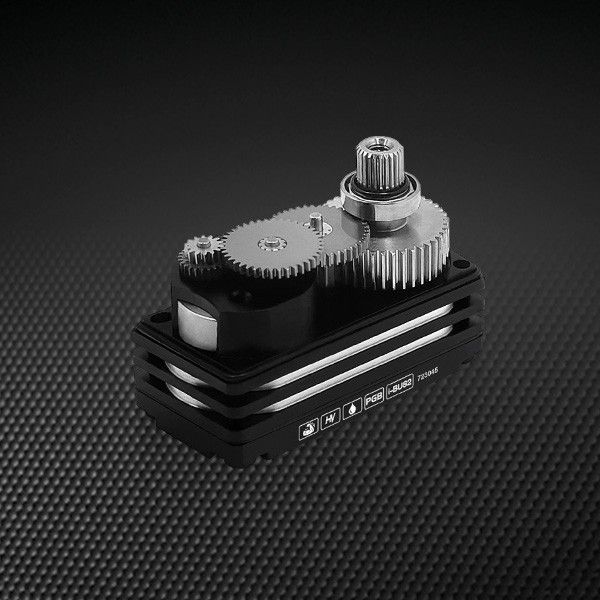 Power HD - Brushless Titanium Low Profile Servo "GTS-2" HV (47g, 23 kg, 0.065sec, 18cm wire length)