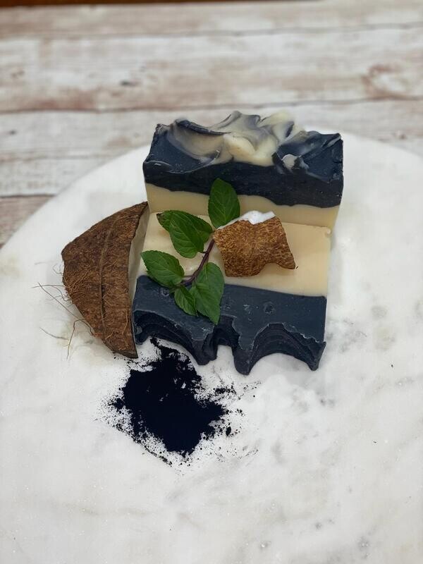 Coconut Milk &amp; Activated Charcoal Handmade Soap