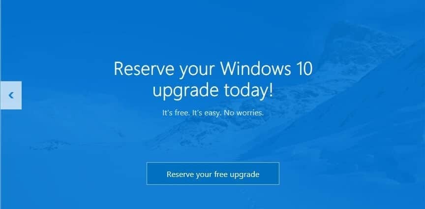 Wndows 10 Upgrade