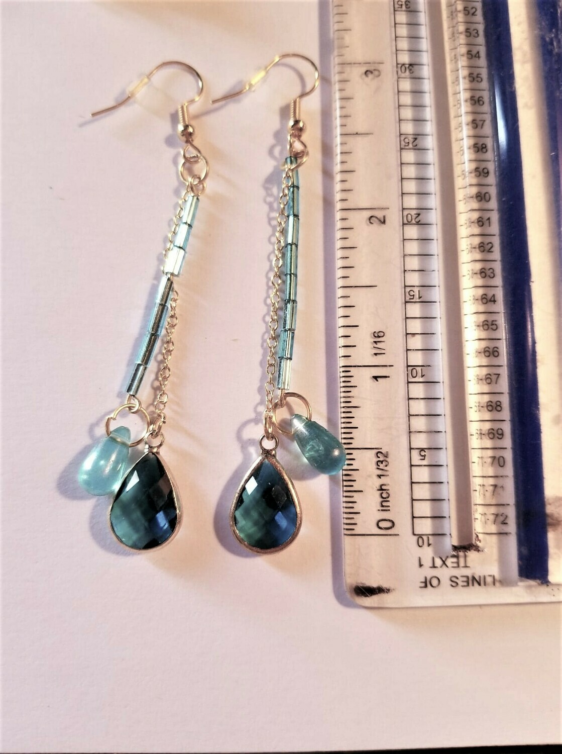 Ocean Blue Stone Earring