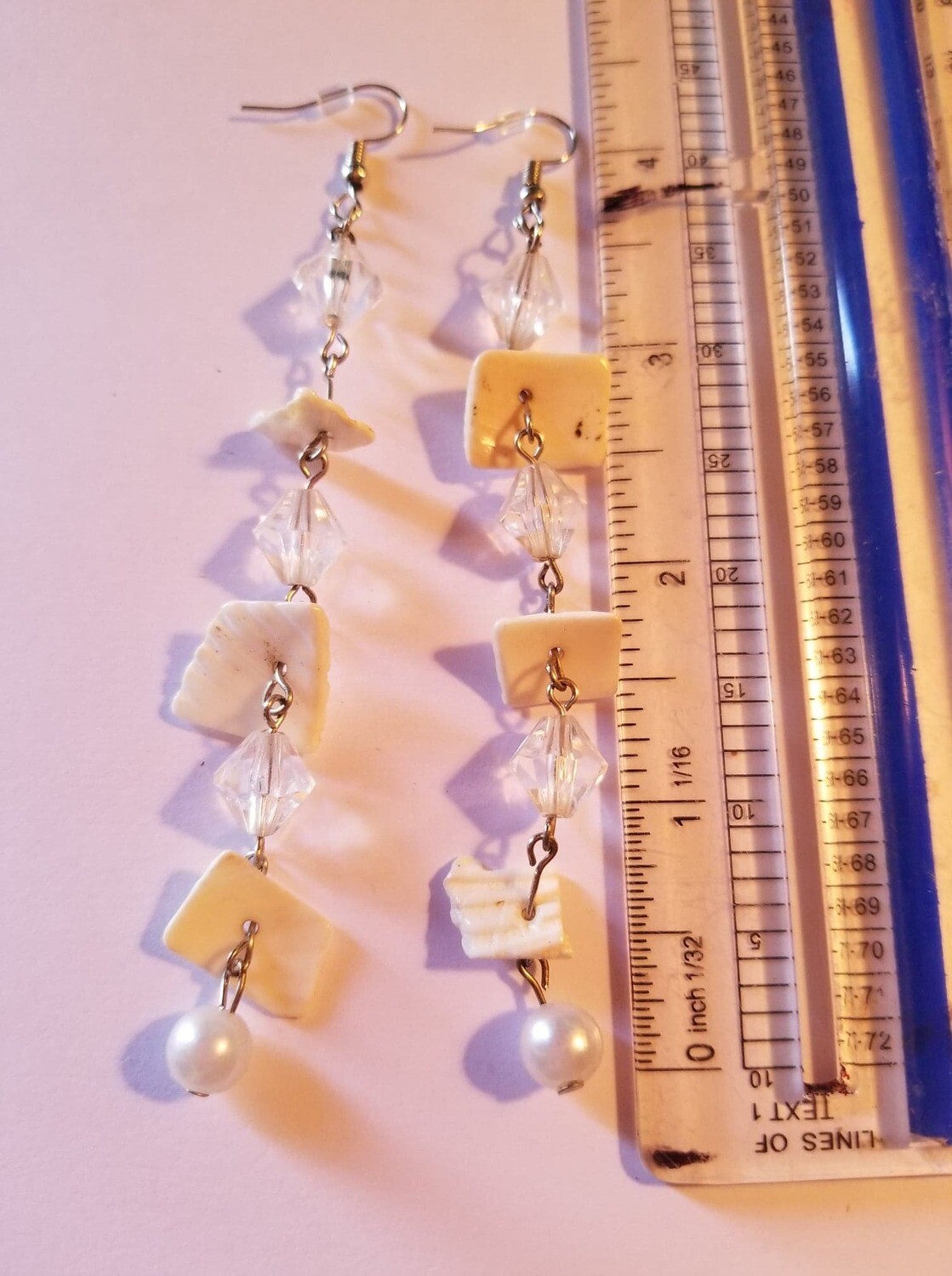 Clear w/ a Pearl Bead