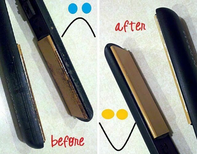 Clean a straightener