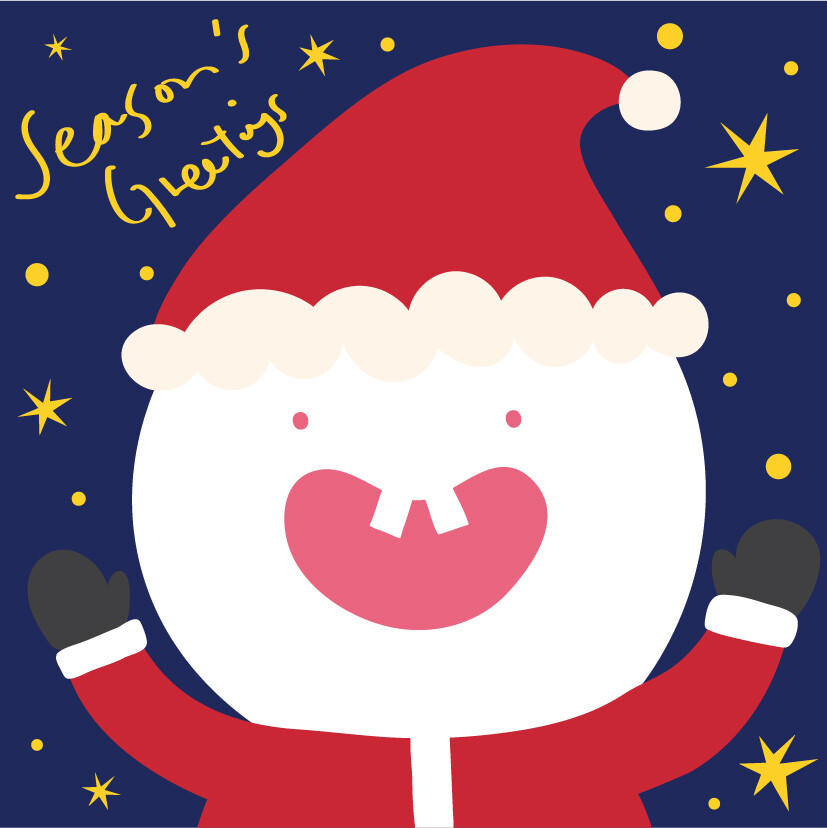 ​Bulbble Inc. Christmas Card (Toothy)