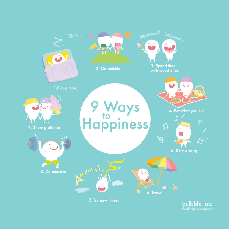 9 Ways to Happiness