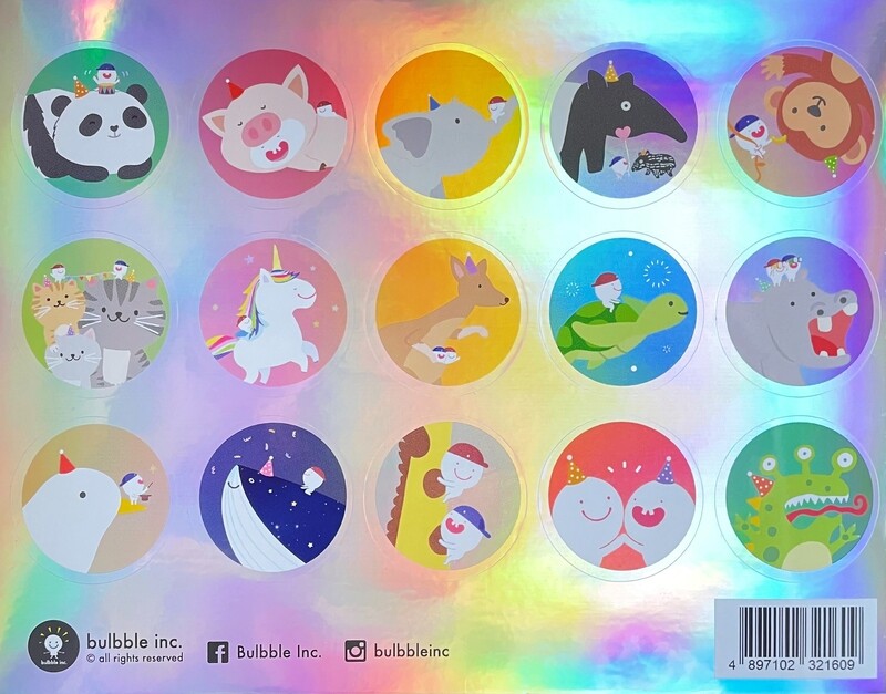 Bulbble Inc. "Animal Party" Sticker