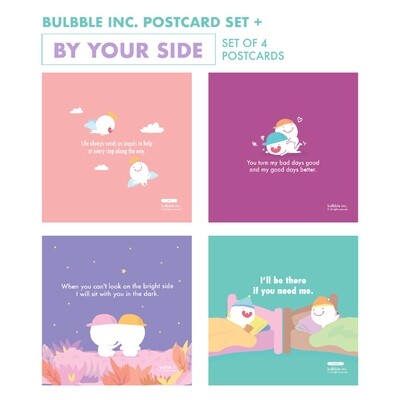 Bulbble Inc. “By your side” Postcard Set +