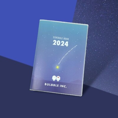 Bulbble Inc. “Night Sky” Schedule Book 2024