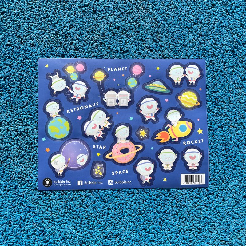 Bulbble Inc. &quot;Space Travel&quot; Sticker